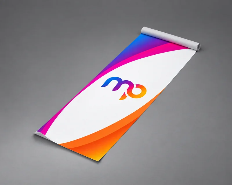Visuel de roll-up 85 × 200 cm imprimé, livré seul sans structure